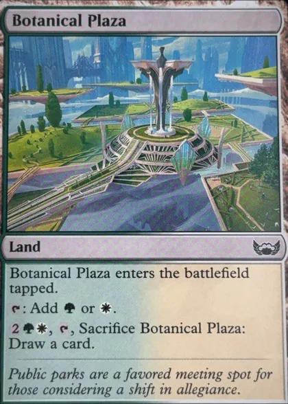 front of card