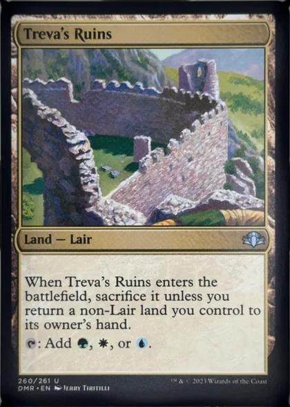 front of card