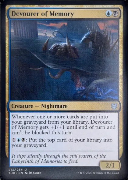 front of card