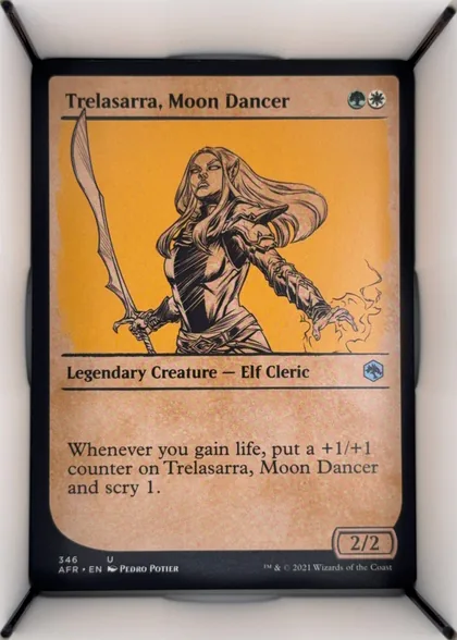 front of card