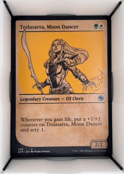 front of card