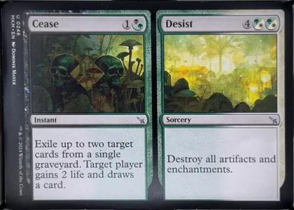front of card