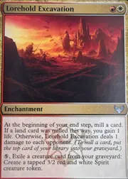 Lorehold Excavation front