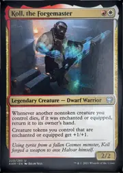 Koll, the Forgemaster front