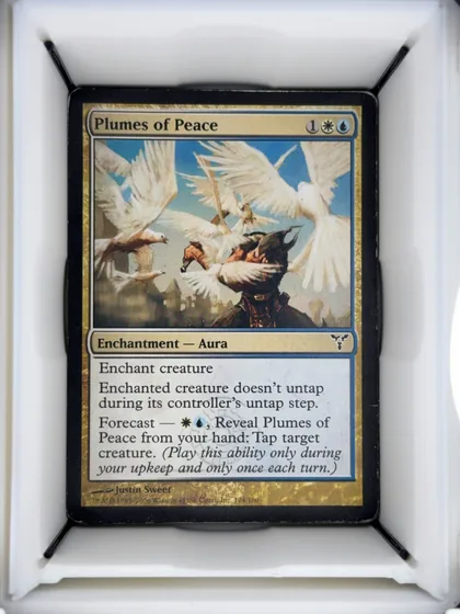 front of card