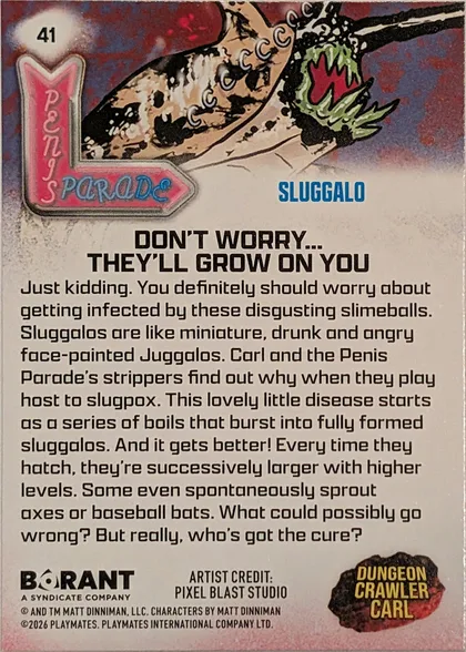 back of card
