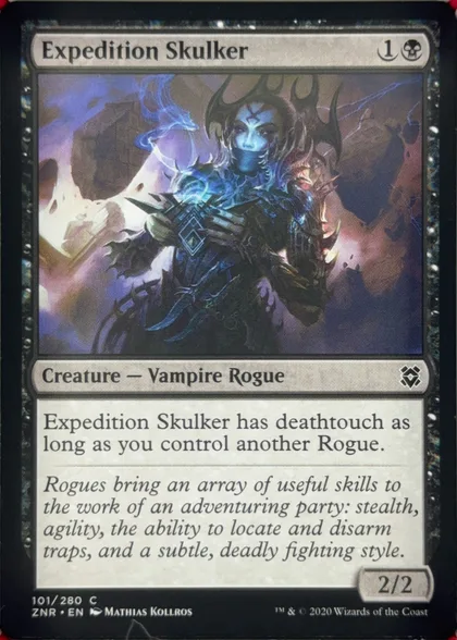 front of card