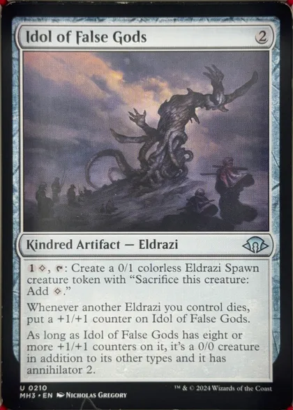 front of card