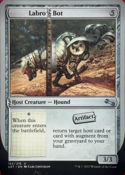 front of card