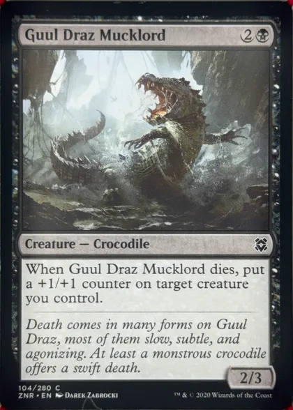 front of card