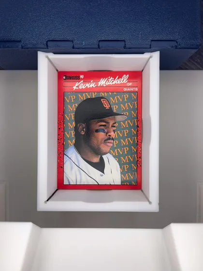 front of card