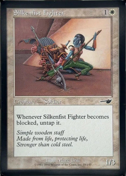 front of card
