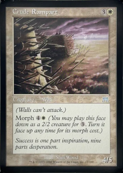 front of card