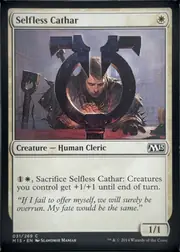 Selfless Cathar front