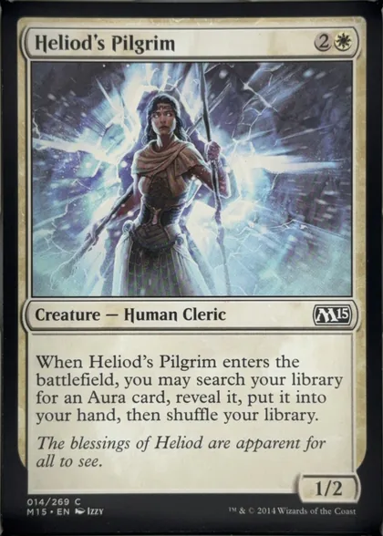 front of card