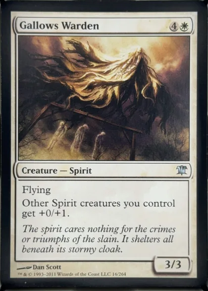 front of card