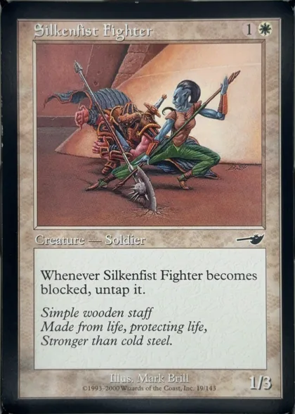 front of card
