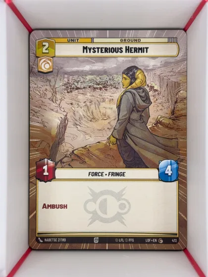 Mysterious Hermit front