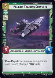 Paladin Training Corvette front