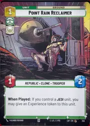 Point Rain Reclaimer front