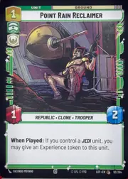 Point Rain Reclaimer front