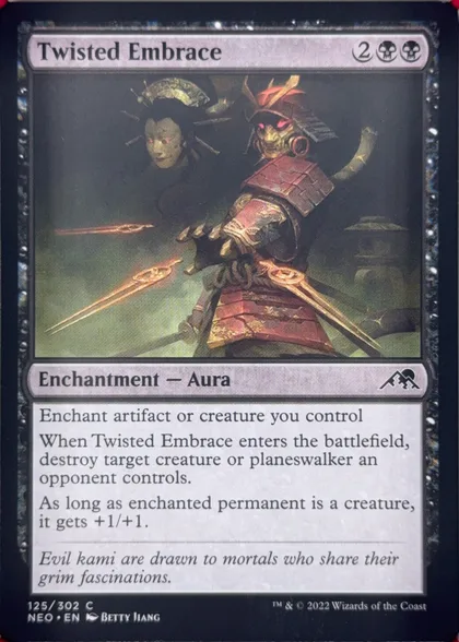 front of card