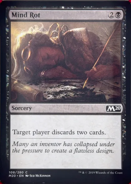 front of card