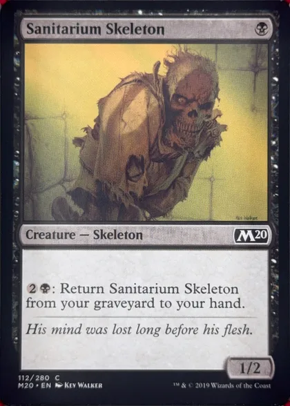 front of card