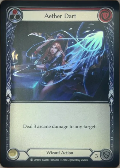 front of card
