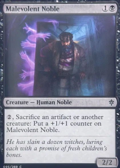front of card