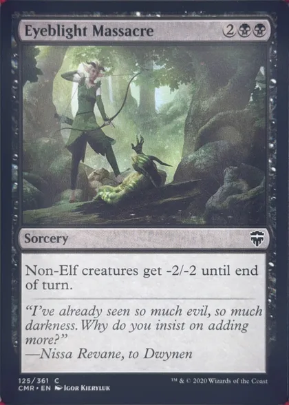 front of card
