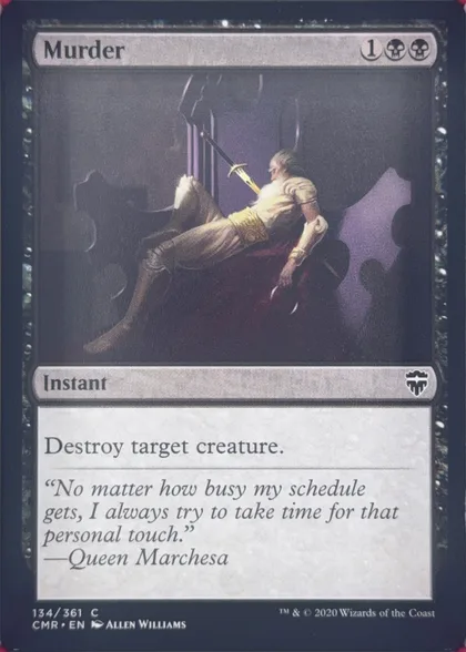 front of card