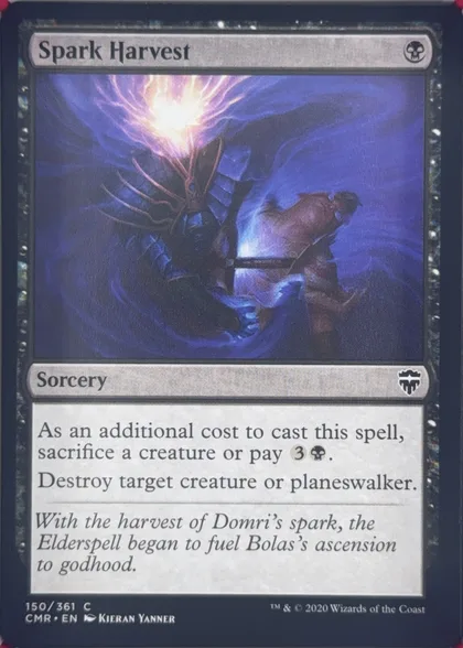 front of card