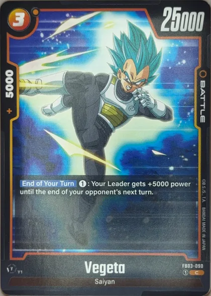 front of card