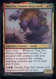 Targ Nar, Demon-Fang Gnoll front