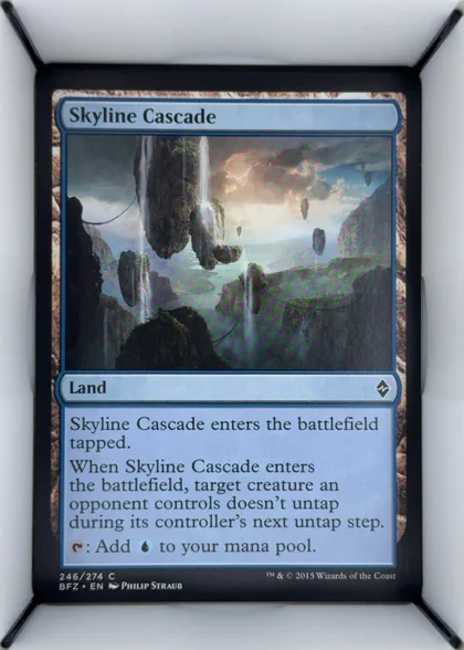front of card
