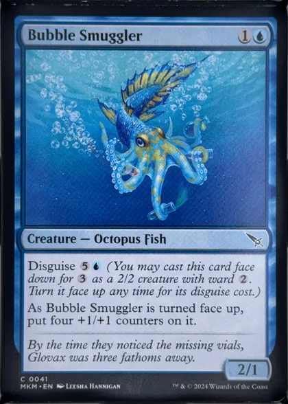 front of card