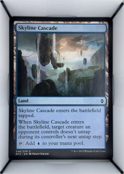 front of card