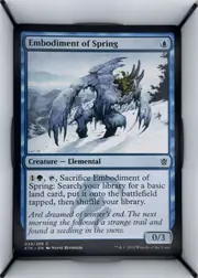 Embodiment of Spring front