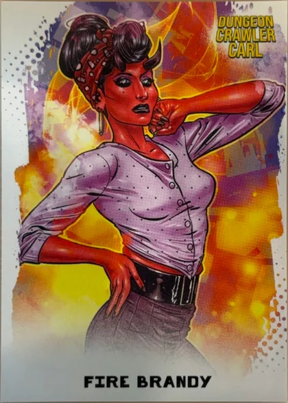 front of card