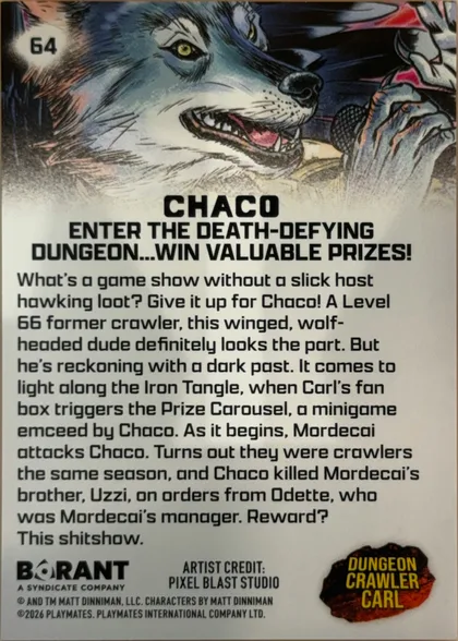 back of card