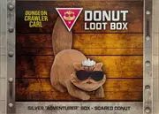 Silver "Adventurer" Box Scared Donut front