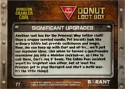 Silver "Adventurer" Box Scared Donut back