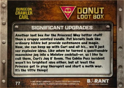 back of card