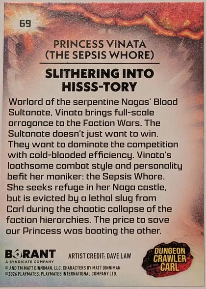 back of card
