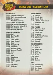 Subject List front