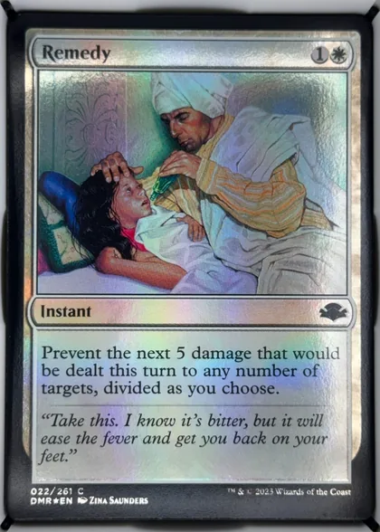 front of card