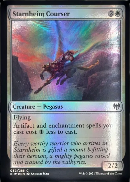 front of card
