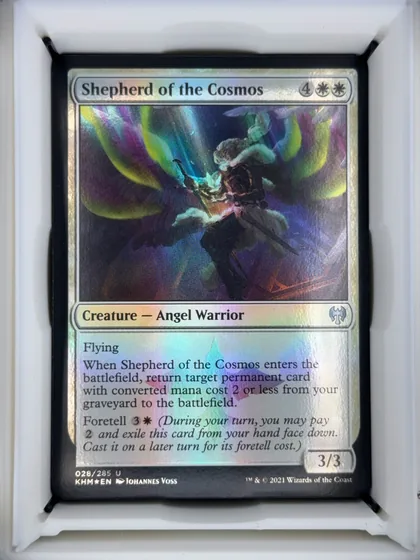front of card