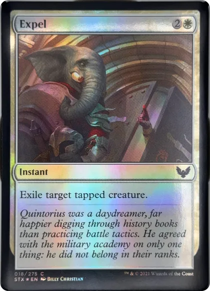 Expel front